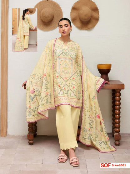 Aliya B Vol 8 Shree Om Lawn Karachi Salwar Suits Wholesale