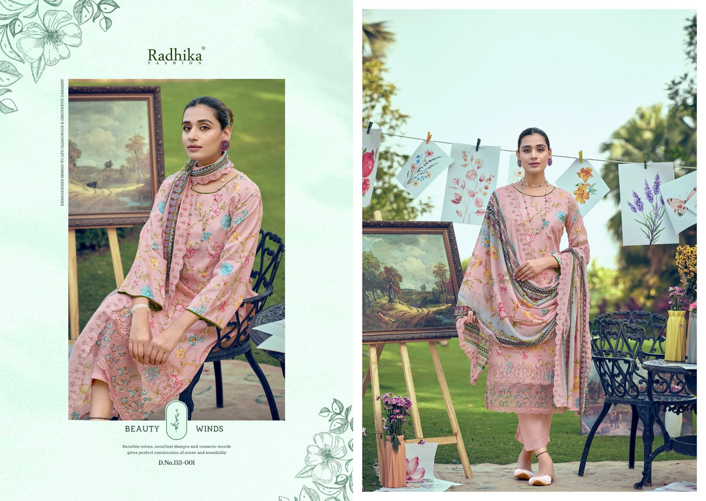 Aliya Radhika Fashion Azara Lawn Karachi Salwar Suits Supplier
