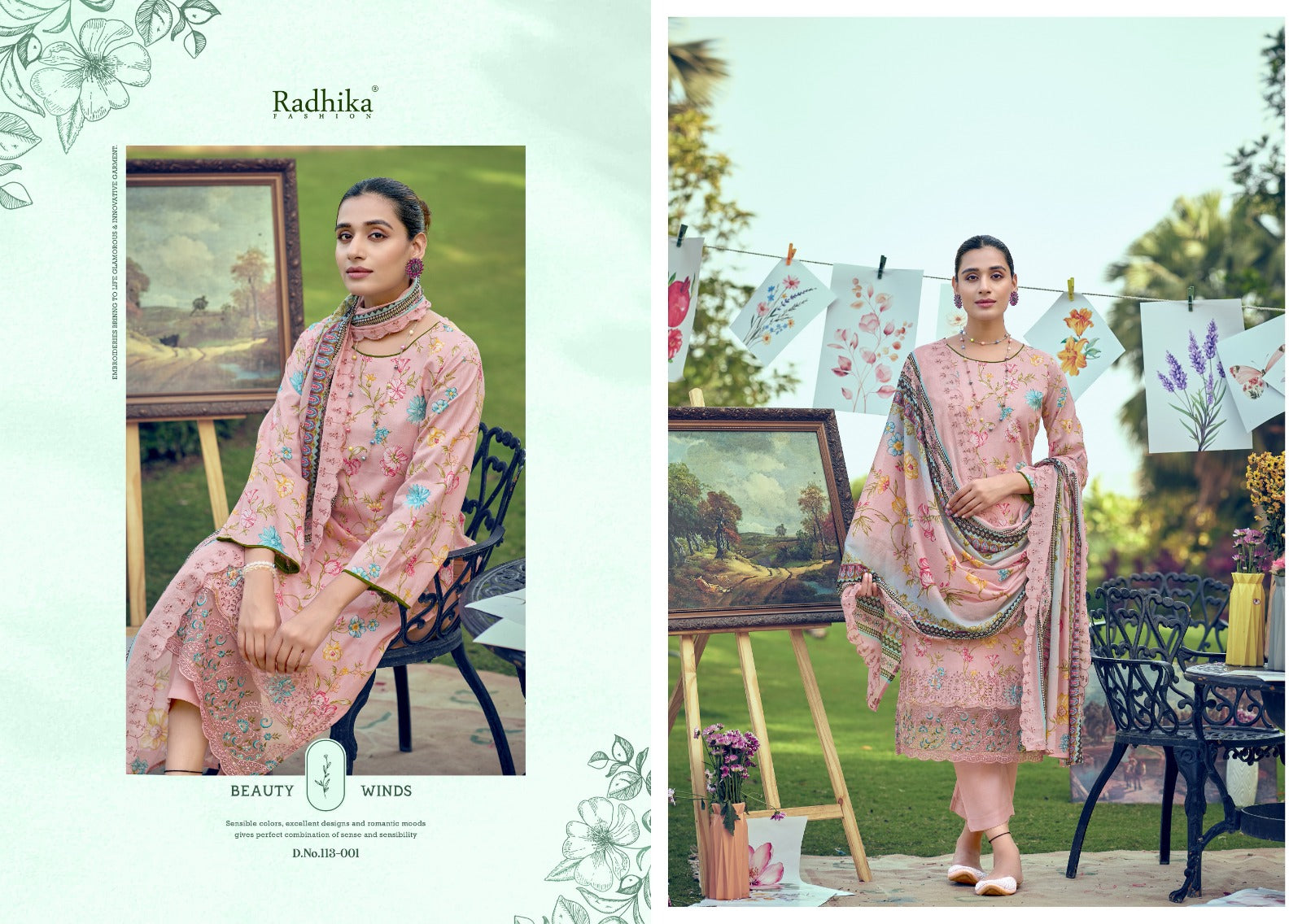 Aliya Radhika Fashion Azara Lawn Karachi Salwar Suits Supplier