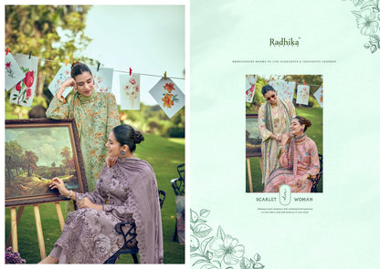 Aliya Radhika Fashion Azara Lawn Karachi Salwar Suits Supplier