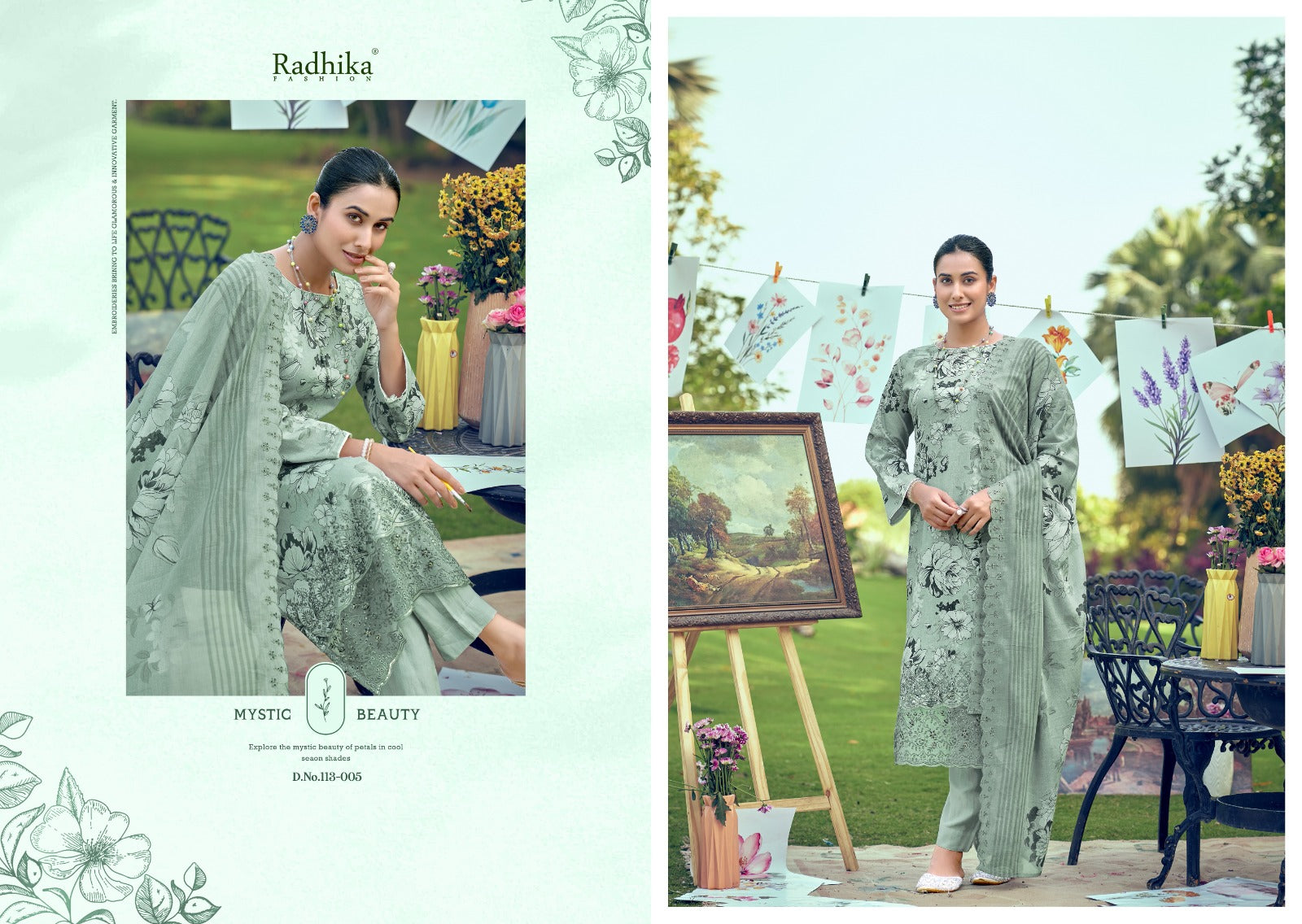 Aliya Radhika Fashion Azara Lawn Karachi Salwar Suits Supplier