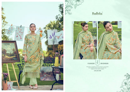 Aliya Radhika Fashion Azara Lawn Karachi Salwar Suits Supplier