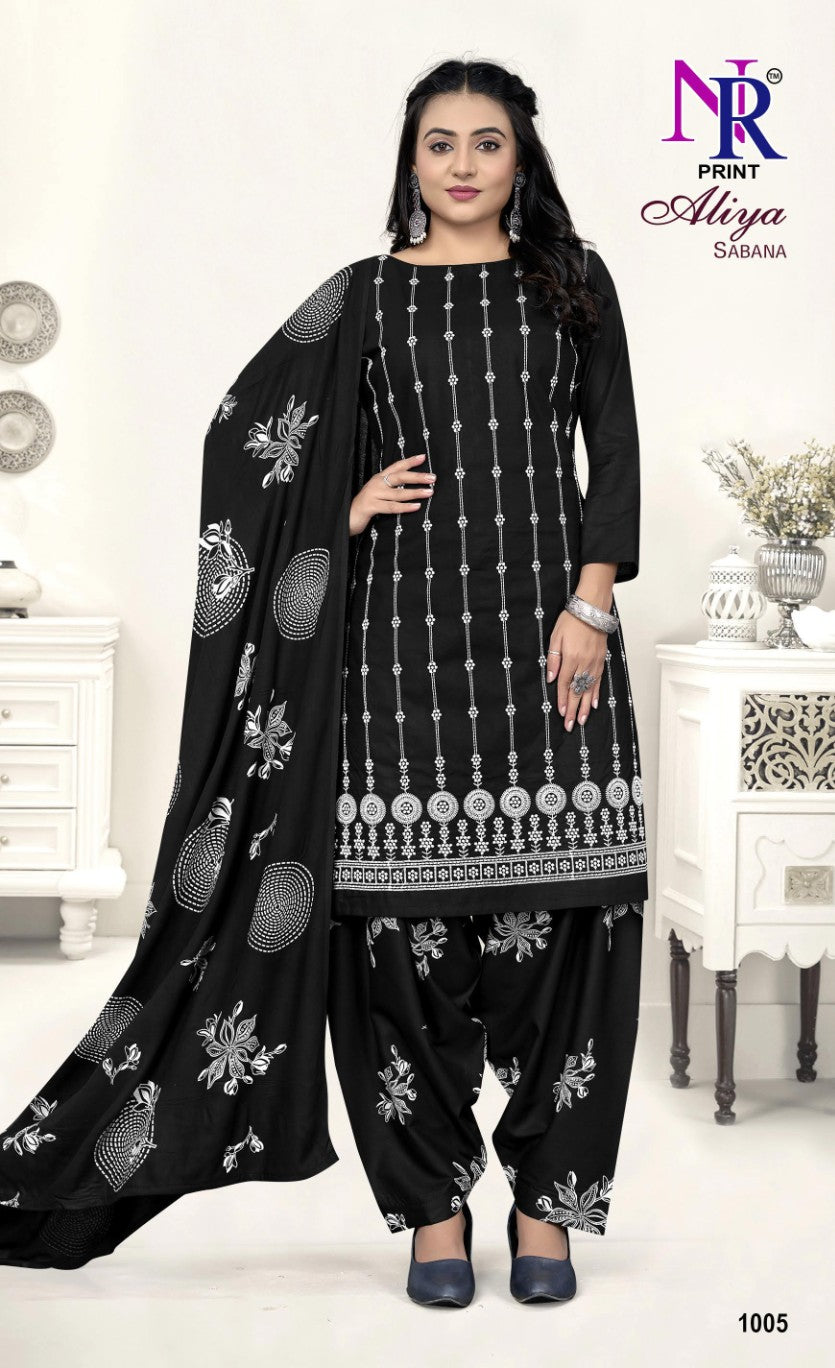 aliya sabana vol 1 nr print rayon 14kg patiyala style suits manufacturer gujarat