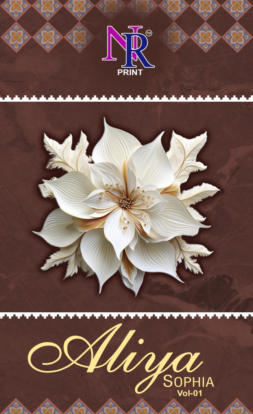 aliya sophia vol 1 nr print rayon 14kg salwar suits supplier gujarat
