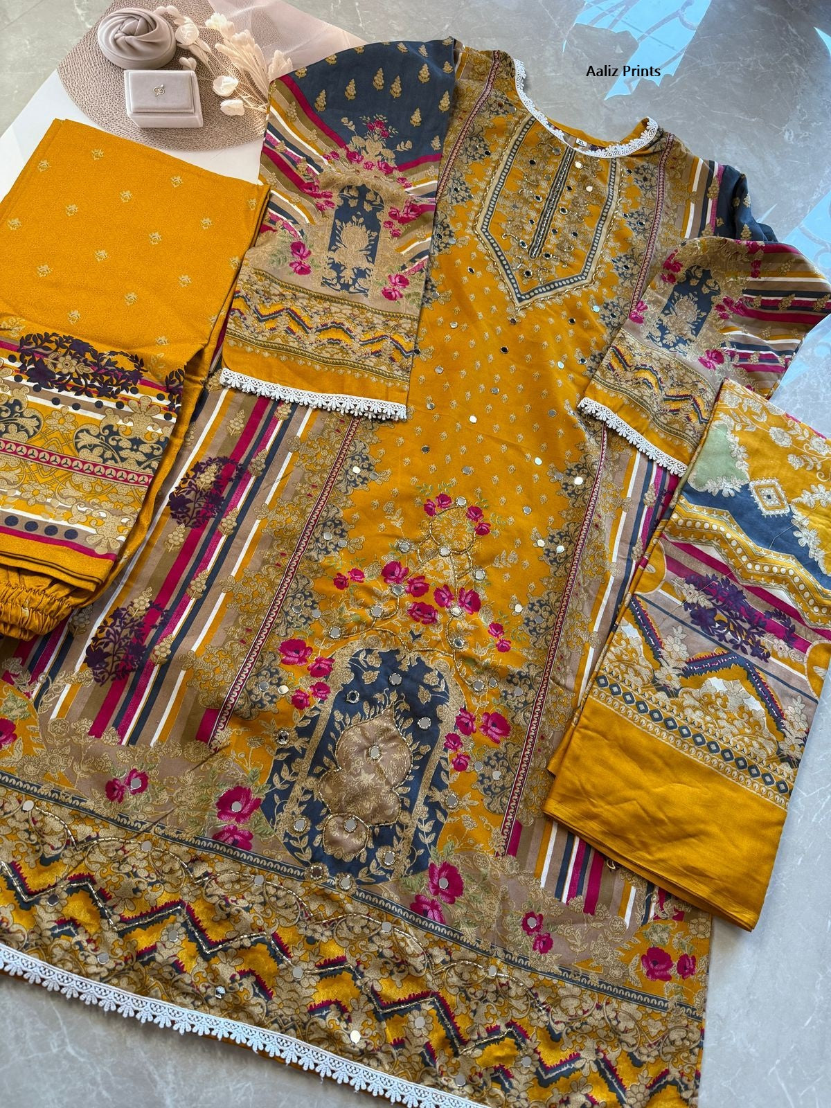 Aliza Vol 2 Aaliz Prints Cotton Karachi Salwar Suits Wholesale Rate