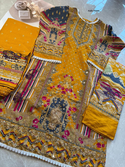 Aliza Vol 2 Aaliz Prints Cotton Karachi Salwar Suits Wholesale Rate