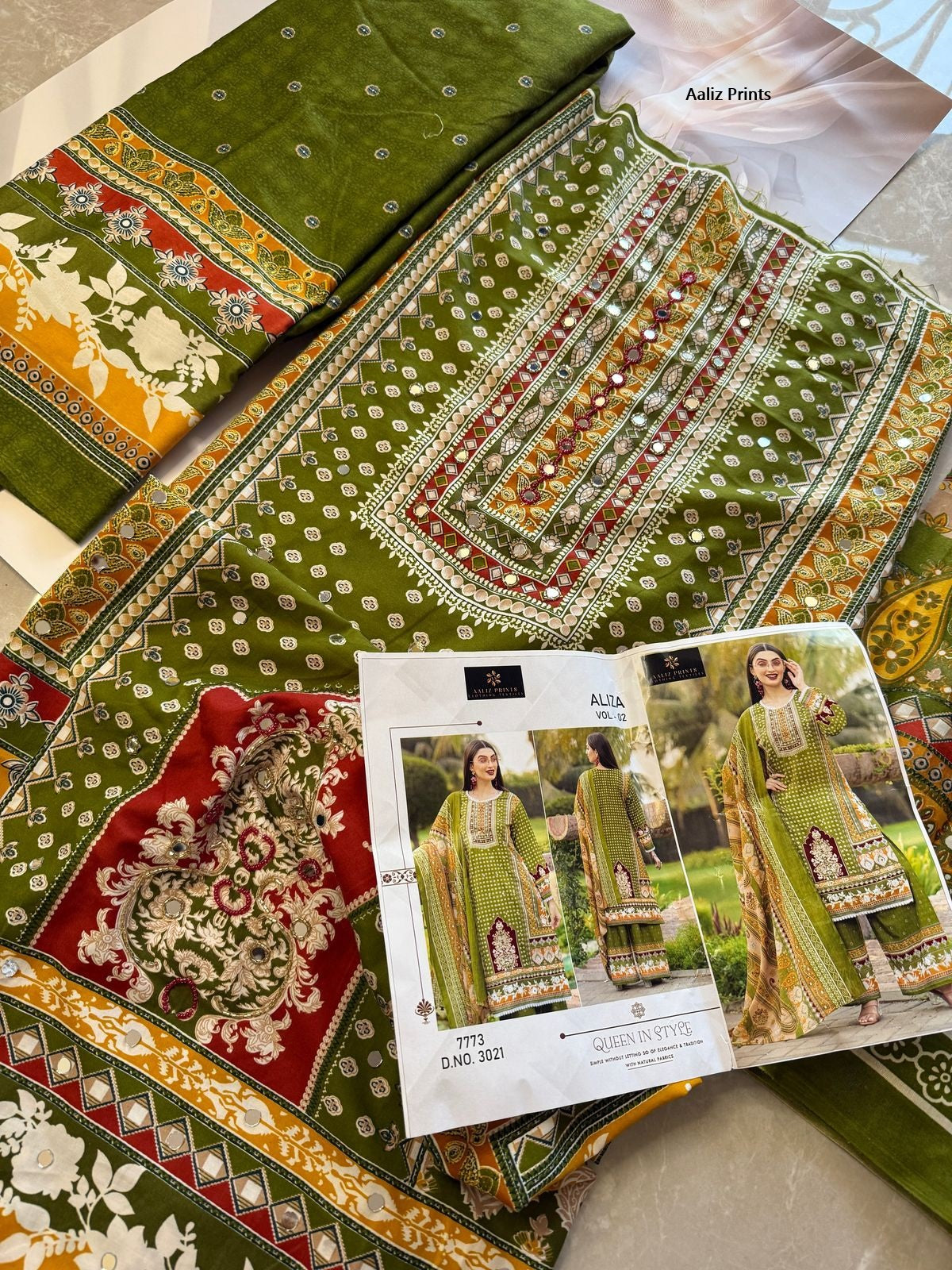 Aliza Vol 2 Aaliz Prints Cotton Karachi Salwar Suits Wholesale Rate