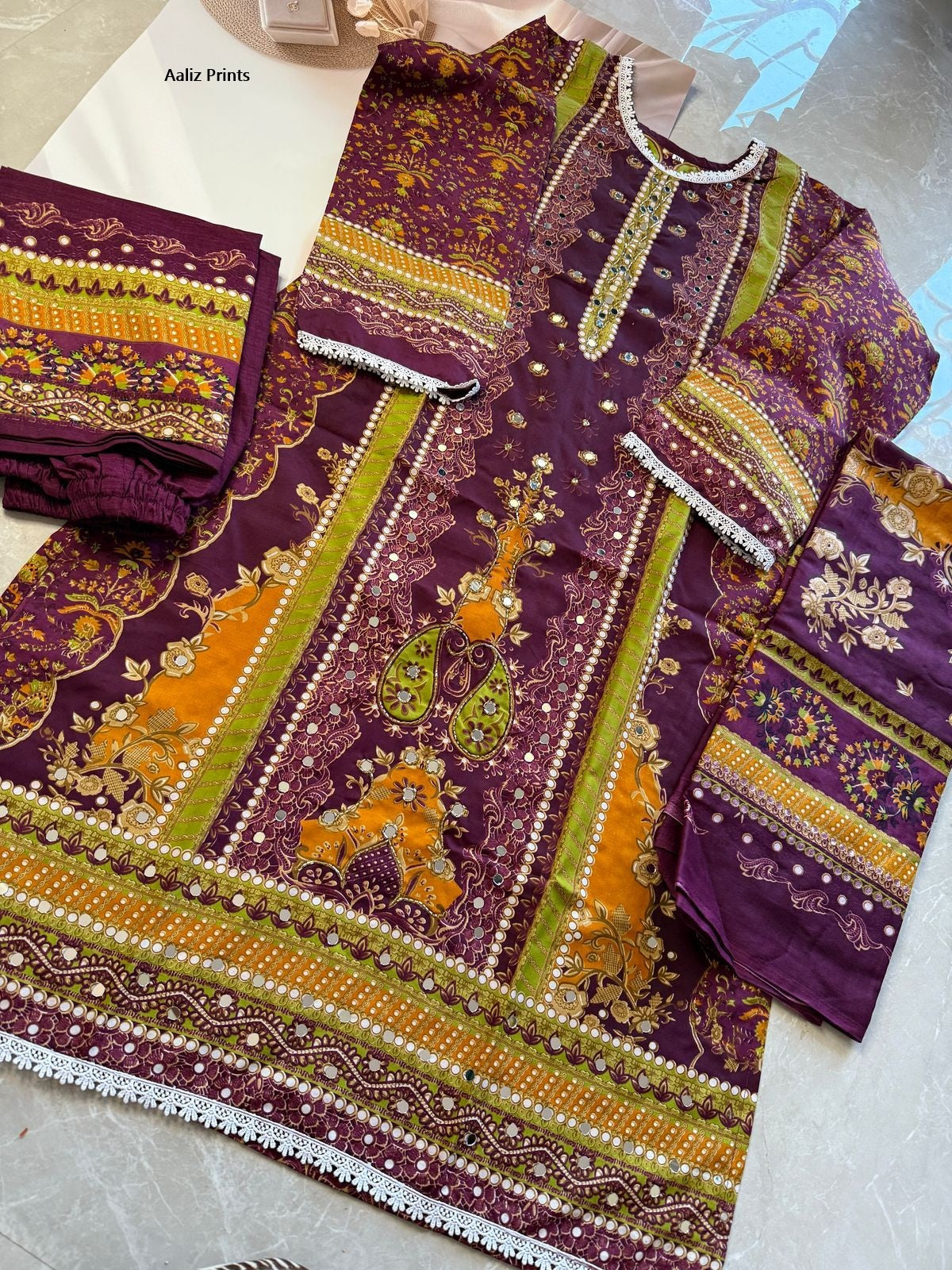 Aliza Vol 2 Aaliz Prints Cotton Karachi Salwar Suits Wholesale Rate