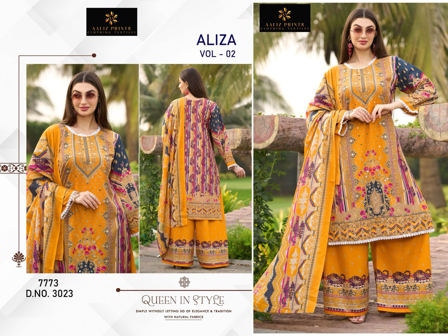 Aliza Vol 2 Aaliz Prints Cotton Karachi Salwar Suits Wholesale Rate