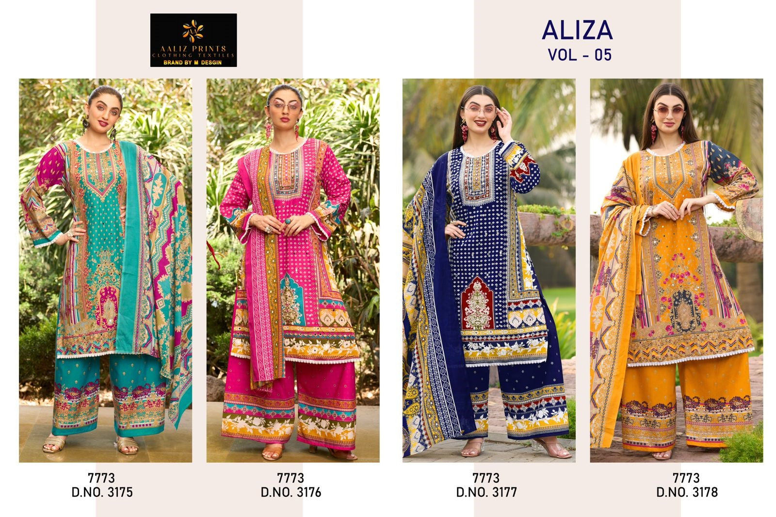 Aliza Vol 5 Aaliz Prints Cotton Karachi Salwar Suits Wholesaler