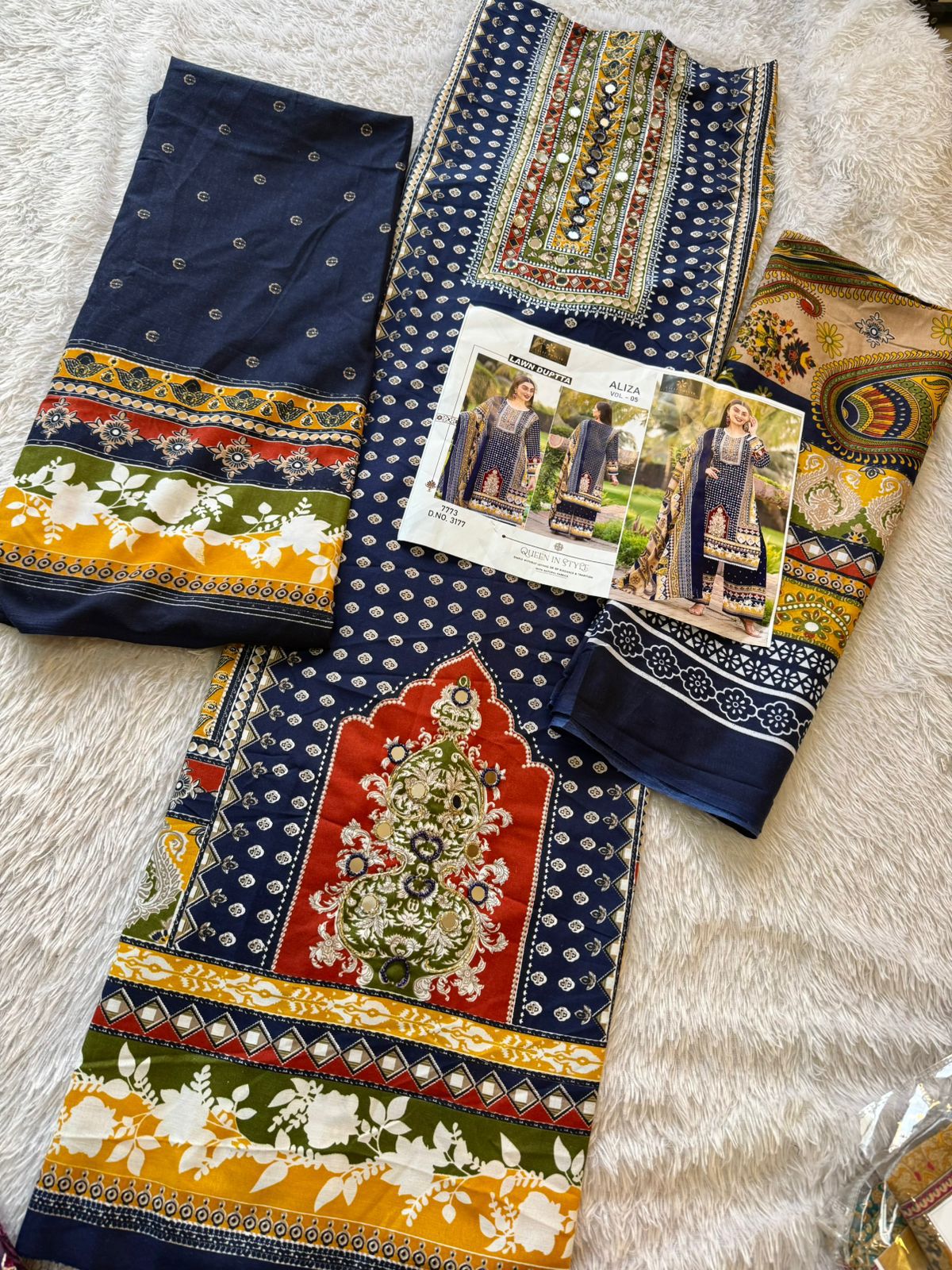 Aliza Vol 5 Aaliz Prints Cotton Karachi Salwar Suits Wholesaler