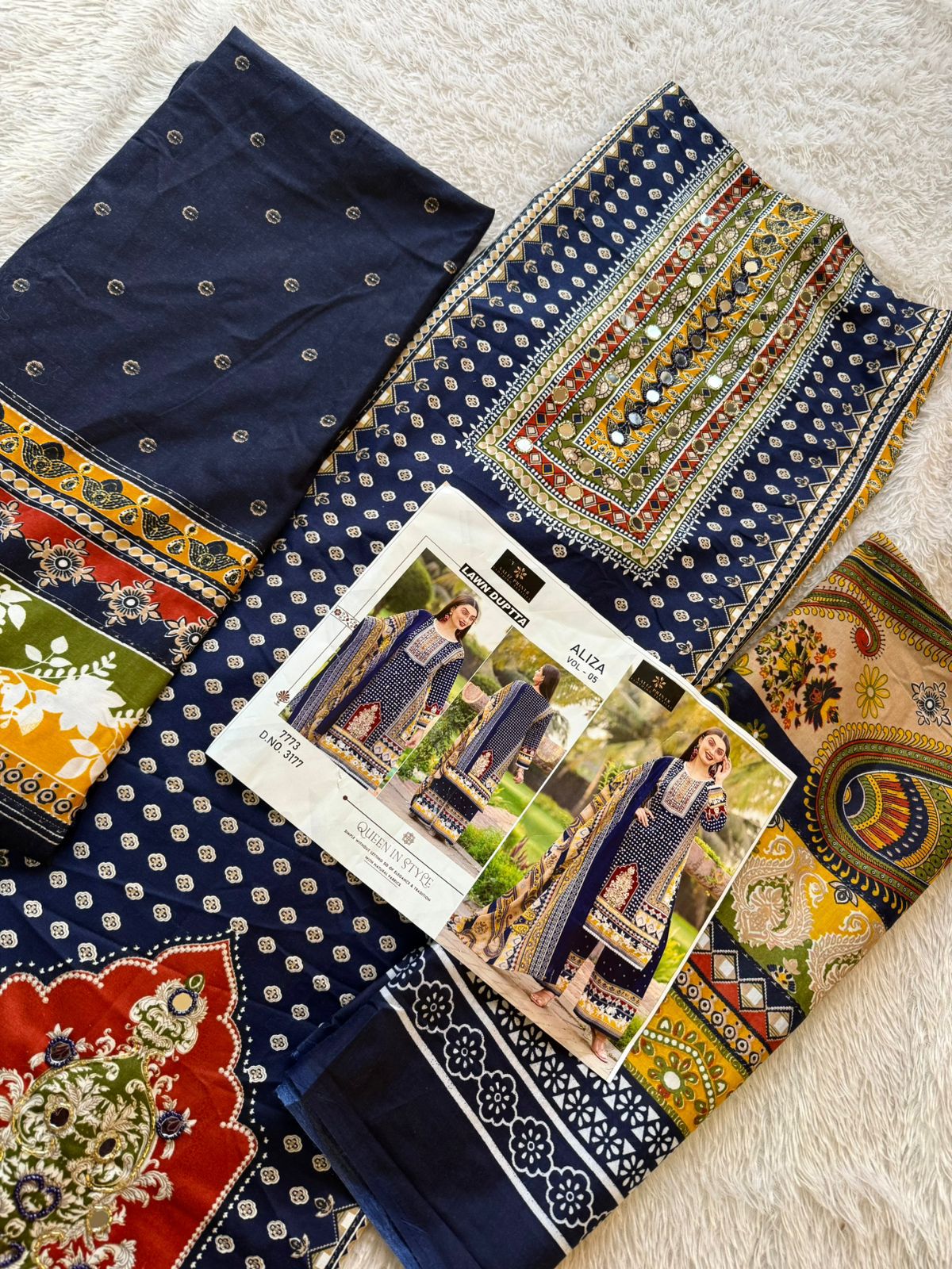 Aliza Vol 5 Aaliz Prints Cotton Karachi Salwar Suits Wholesaler