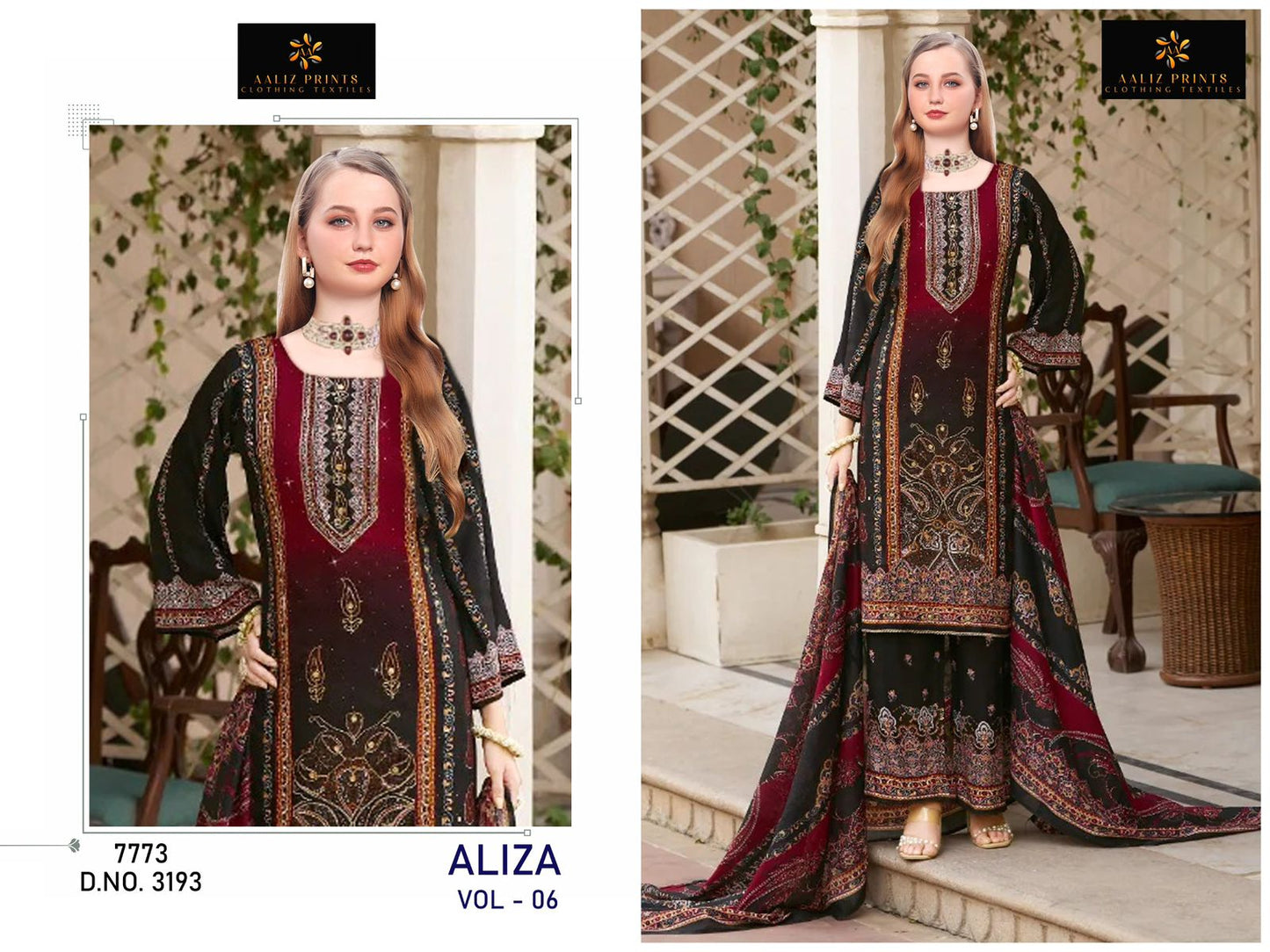 Aliza Vol 6 Aaliz Prints Cotton Karachi Salwar Suits Manufacturer India