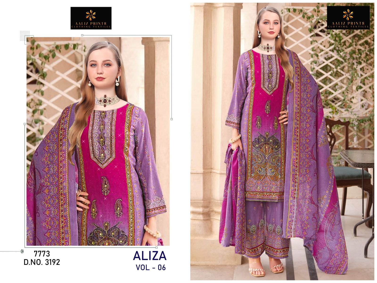 Aliza Vol 6 Aaliz Prints Cotton Karachi Salwar Suits Manufacturer India