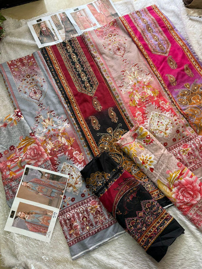 Aliza Vol 6 Aaliz Prints Cotton Karachi Salwar Suits Manufacturer India
