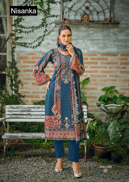 Alizeh Nisanka Lawn Cotton Karachi Salwar Suits Manufacturer