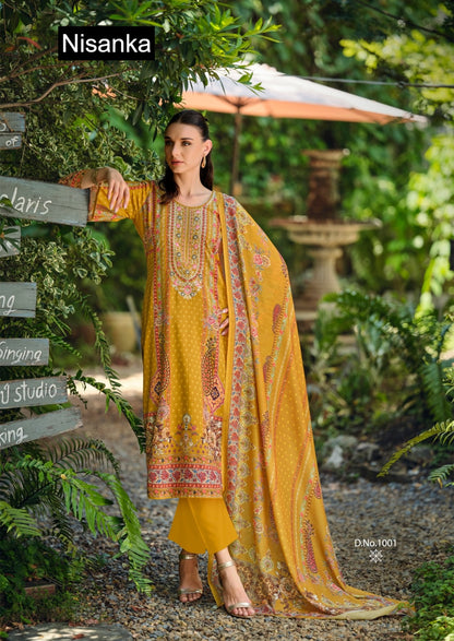Alizeh Nisanka Lawn Cotton Karachi Salwar Suits Manufacturer