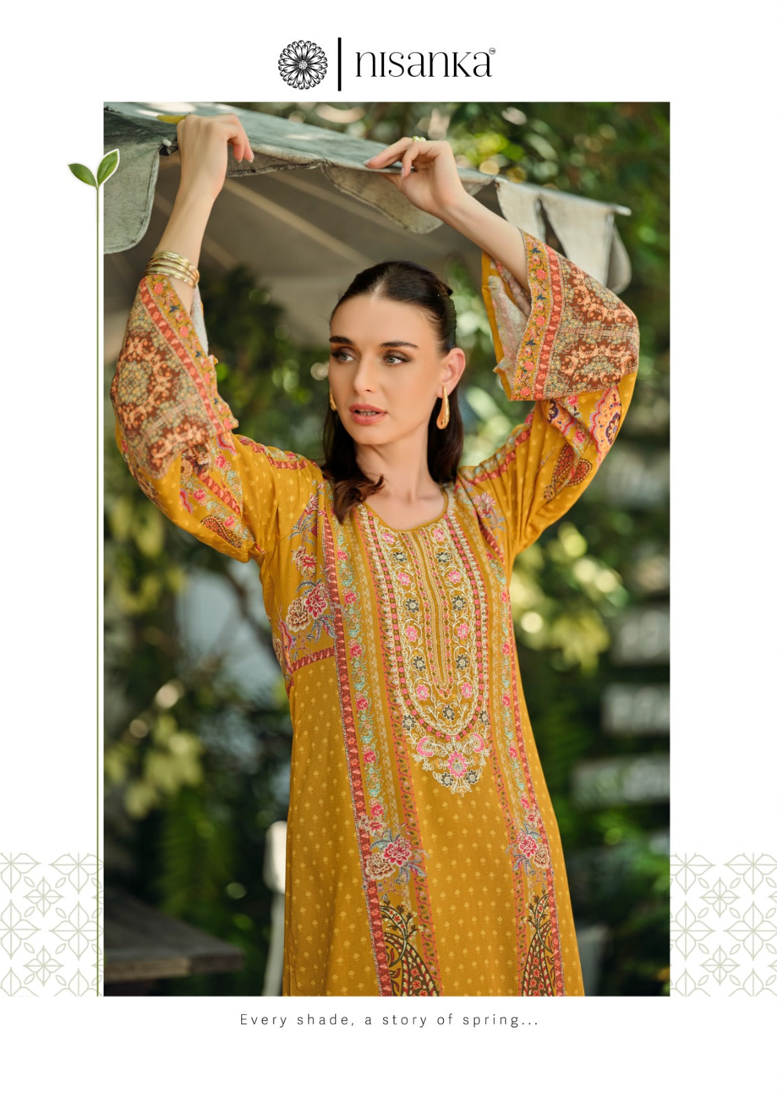 Alizeh Nisanka Lawn Cotton Karachi Salwar Suits Manufacturer
