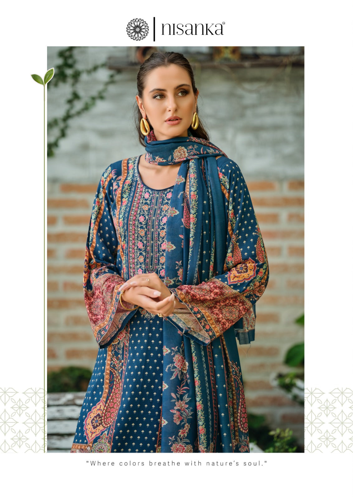 Alizeh Nisanka Lawn Cotton Karachi Salwar Suits Manufacturer
