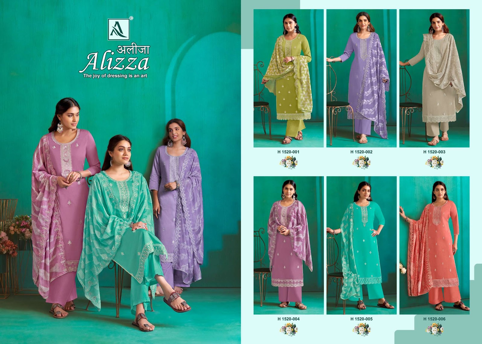 Alizza Alok Pure Cotton Pant Style Suits Wholesaler Ahmedabad