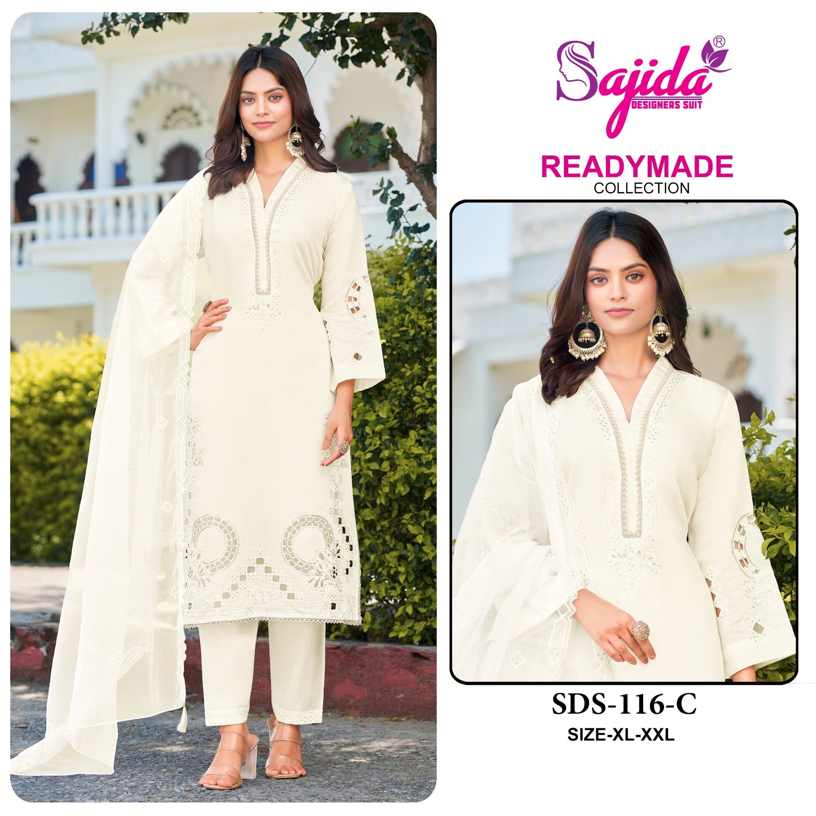 Alk 116 Sajida Roman Silk Pakistani Readymade Suits Wholesaler Gujarat