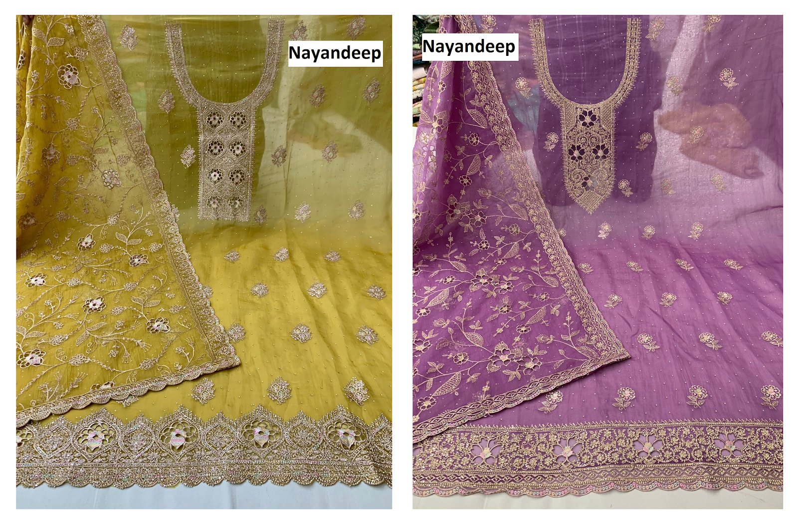 Alka Nayandeep Silk Salwar Suits Exporter Ahmedabad