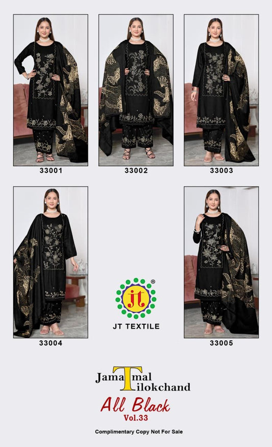 All Black Vol 33 Jt Rayon Pant Style Suits Manufacturer Gujarat