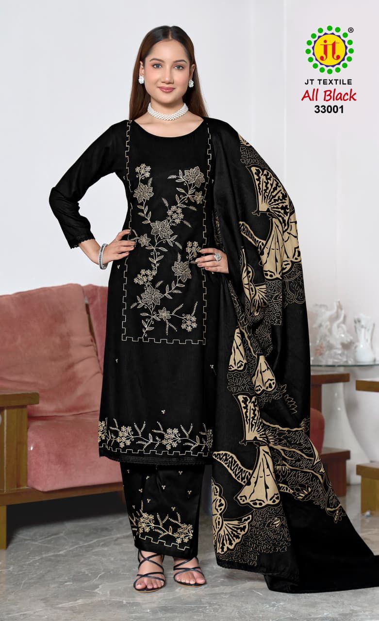 All Black Vol 33 Jt Rayon Pant Style Suits Manufacturer Gujarat