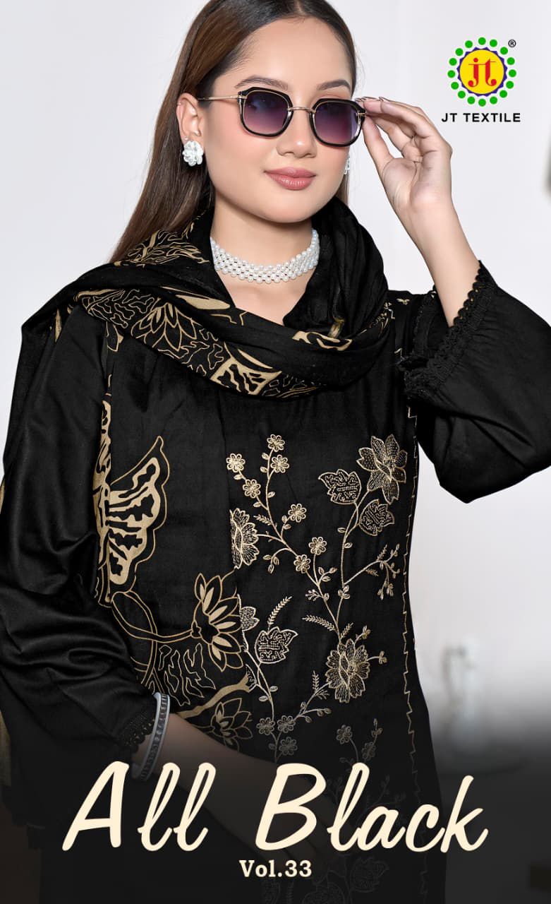 All Black Vol 33 Jt Rayon Pant Style Suits Manufacturer Gujarat