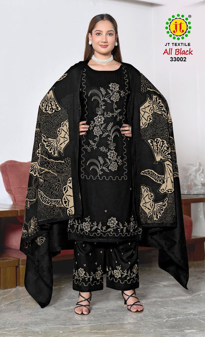 All Black Vol 33 Jt Rayon Pant Style Suits Manufacturer Gujarat