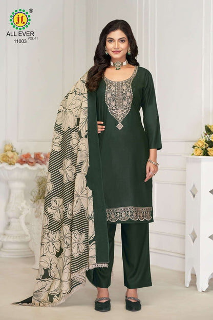 All Ever Vol 11 Jt Rayon Pant Style Suits Supplier India