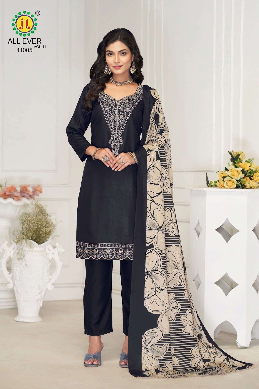 All Ever Vol 11 Jt Rayon Pant Style Suits Supplier India