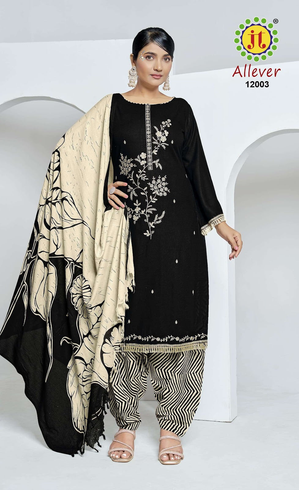 All Ever Vol 12 Jt Rayon Pant Style Suits Exporter India