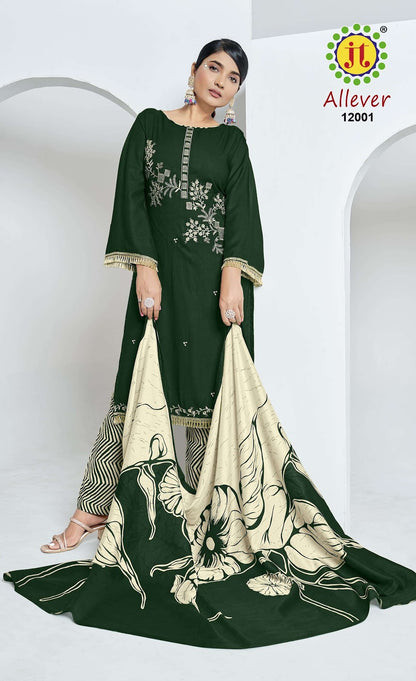 All Ever Vol 12 Jt Rayon Pant Style Suits Exporter India