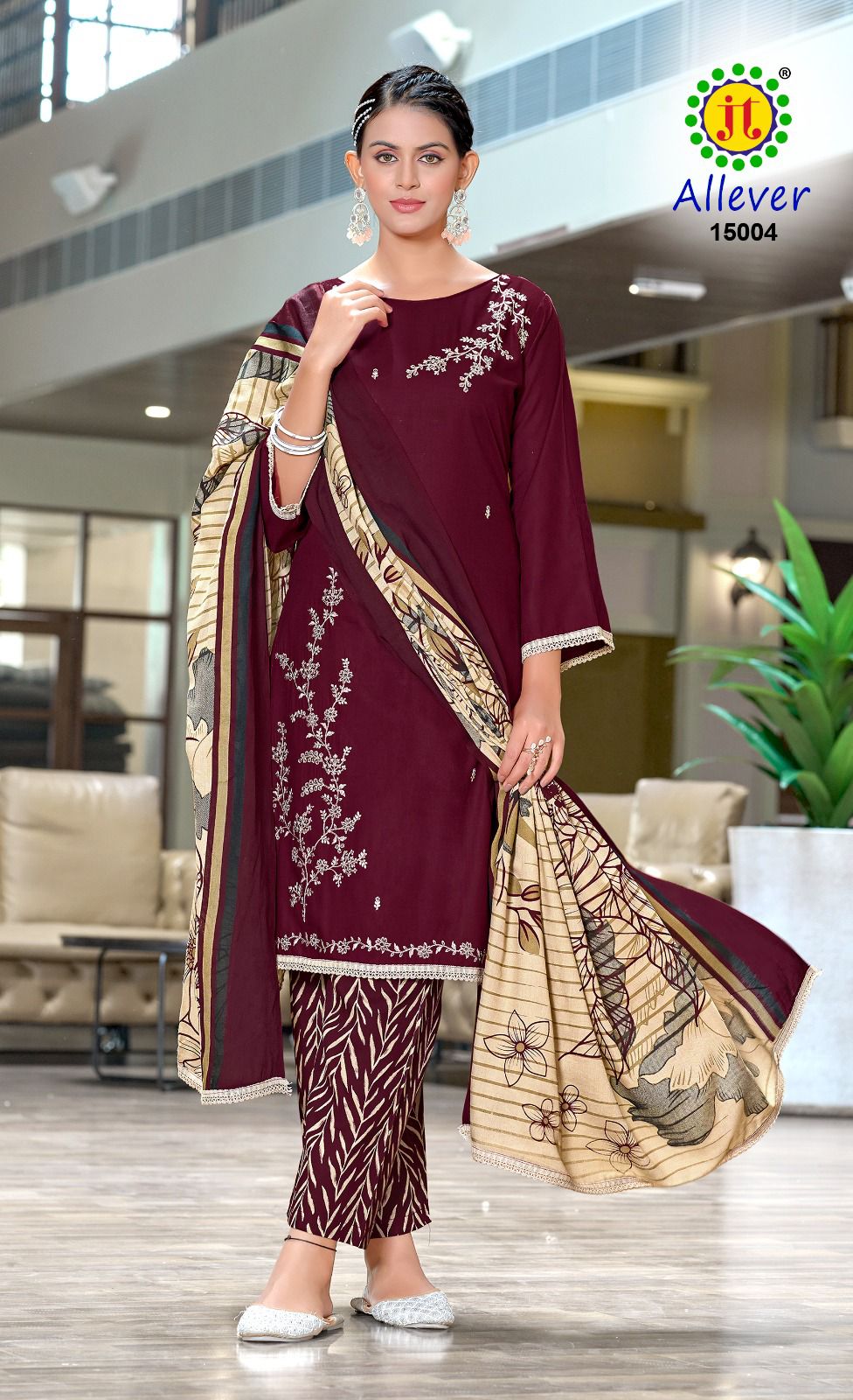 All Ever Vol 15 Jt Rayon Pant Style Suits Wholesaler