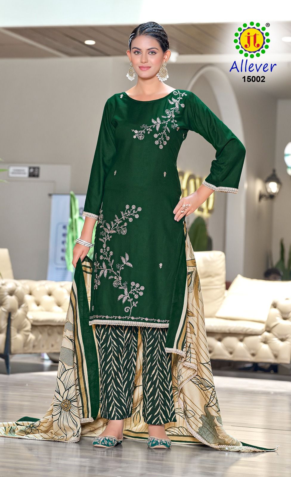 All Ever Vol 15 Jt Rayon Pant Style Suits Wholesaler