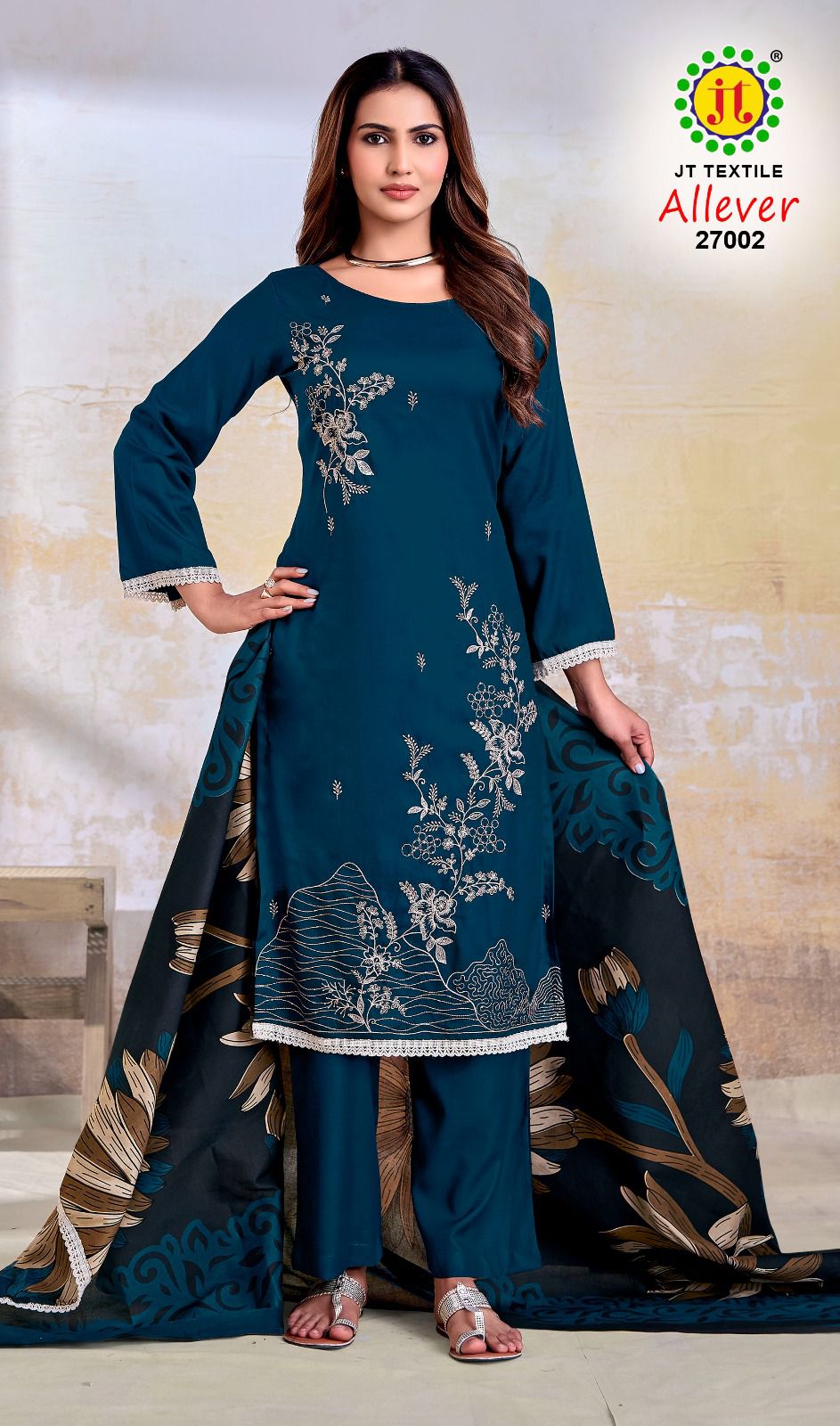 Allever Vol 27 Jt Rayon Pant Style Suits Wholesale Price
