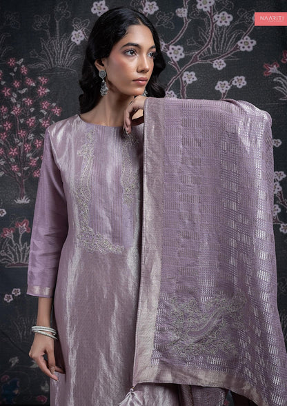 Alnoor Naariti Silk Pant Style Suits Wholesaler