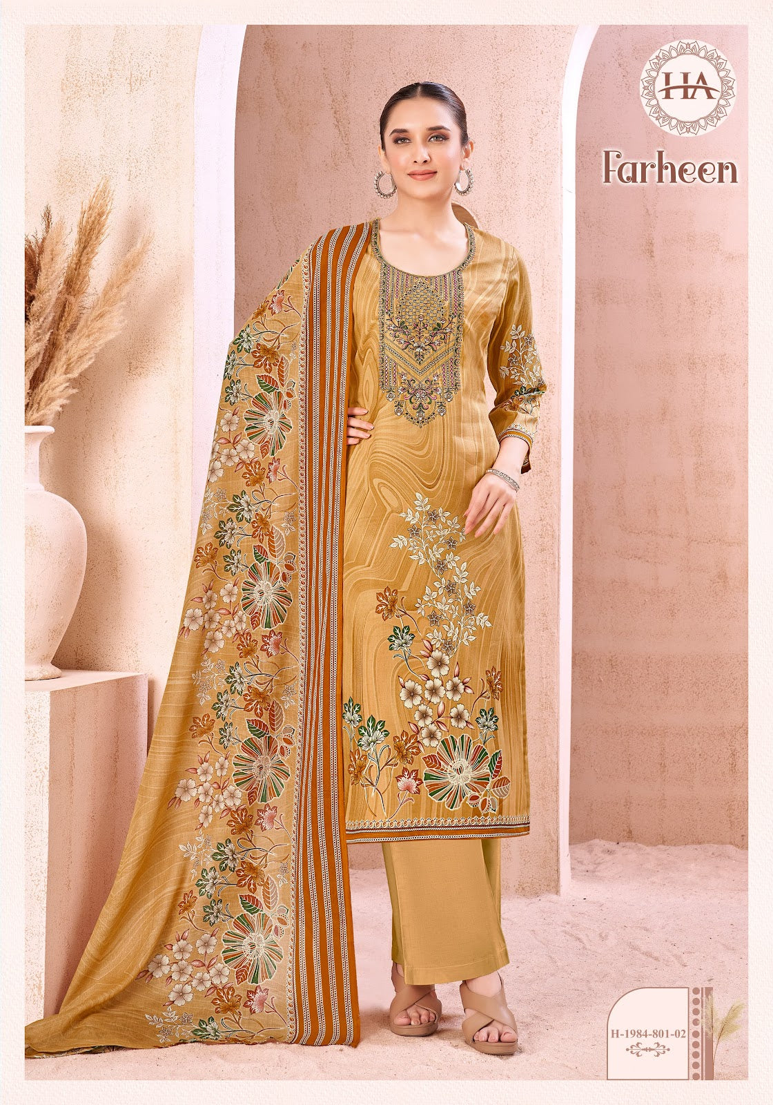 Alok Farheen Harshit Fashion Pure Zam Karachi Salwar Suits Wholesaler Ahmedabad