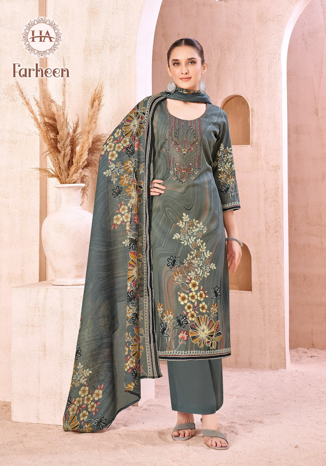 Alok Farheen Harshit Fashion Pure Zam Karachi Salwar Suits Wholesaler Ahmedabad