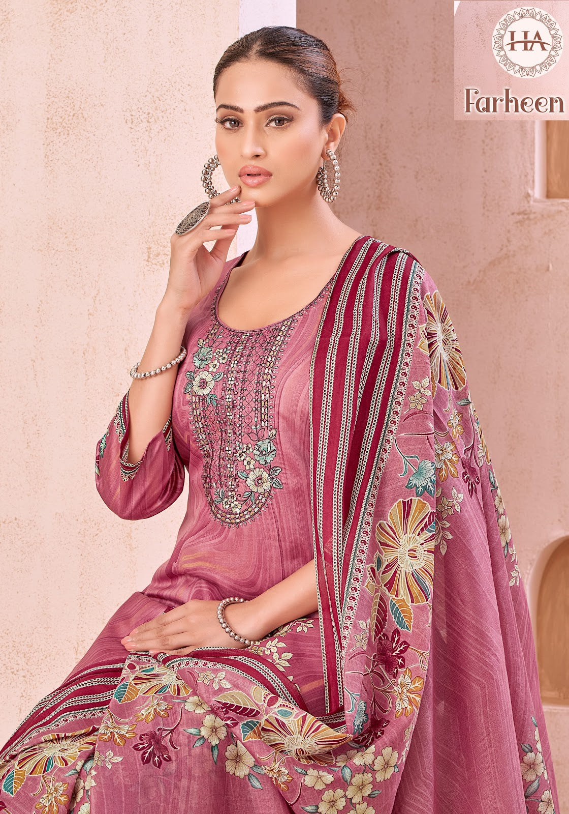 Alok Farheen Harshit Fashion Pure Zam Karachi Salwar Suits Wholesaler Ahmedabad
