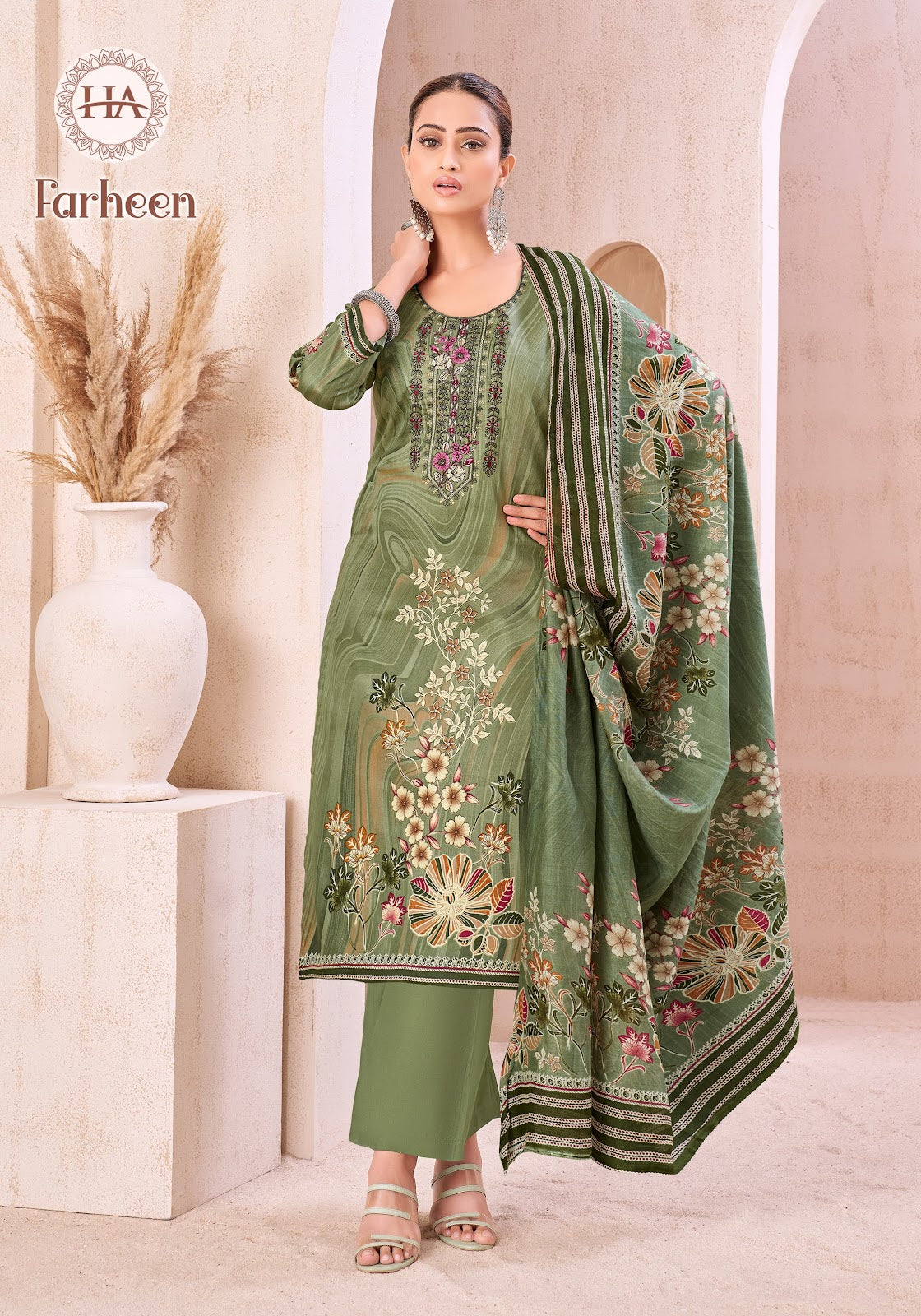 Alok Farheen Harshit Fashion Pure Zam Karachi Salwar Suits Wholesaler Ahmedabad