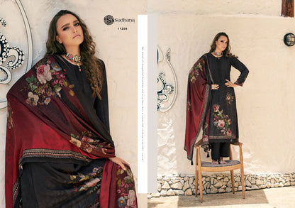 Aloki Sadhana Viscose Pashmina Suits Exporter Gujarat