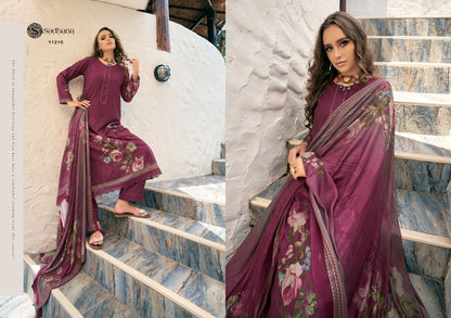 Aloki Sadhana Viscose Pashmina Suits Exporter Gujarat