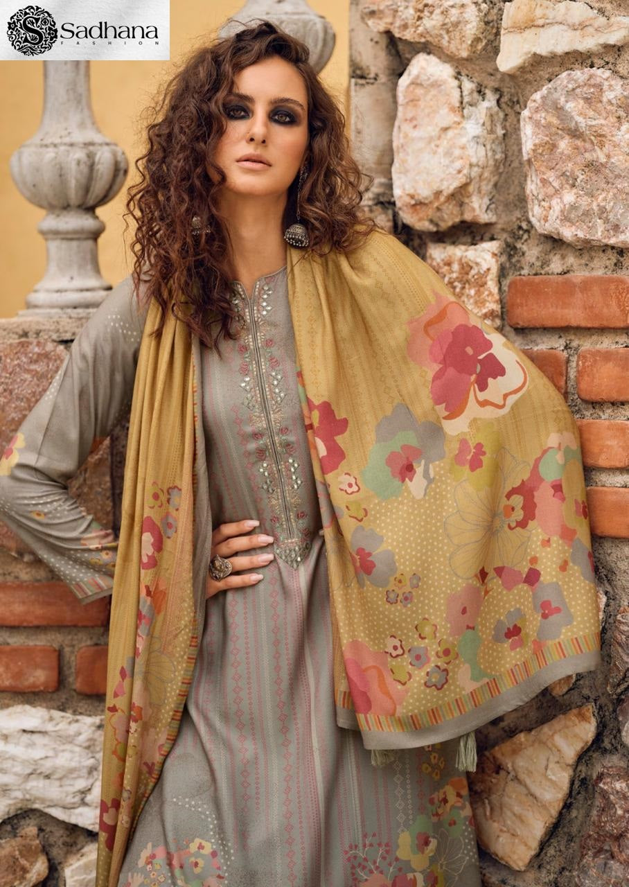 Alona Sadhana Pashmina Suits Manufacturer Gujarat