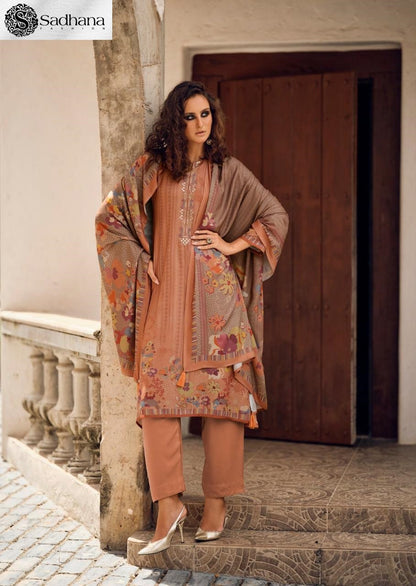 Alona Sadhana Pashmina Suits Manufacturer Gujarat