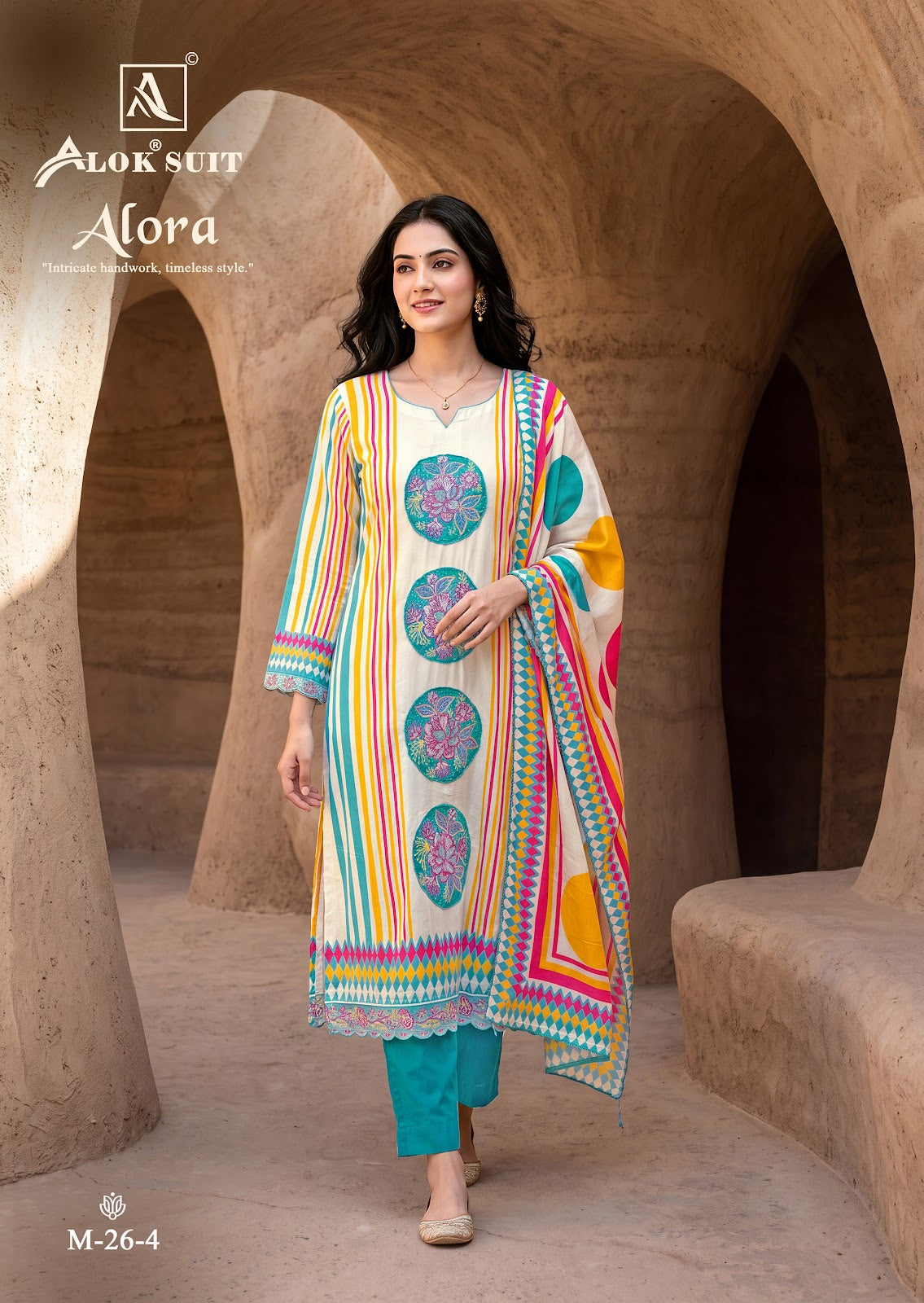 Alora Alok Viscose Maslin Karachi Salwar Suits Manufacturer Ahmedabad