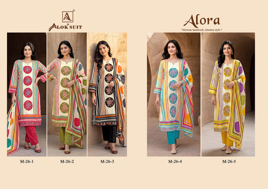 Alora Alok Viscose Maslin Karachi Salwar Suits Manufacturer Ahmedabad