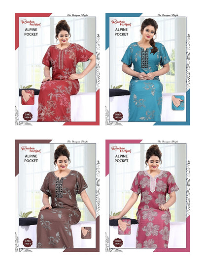 Alpine 050725 Ruchee Fashion Night Gowns Wholesale Price