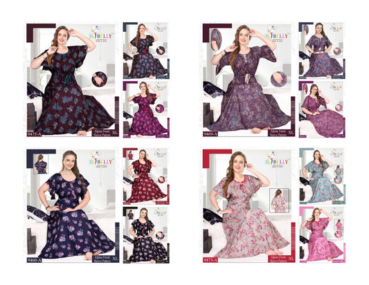 Alpine 051125 Belly Night Gowns Manufacturer Gujarat